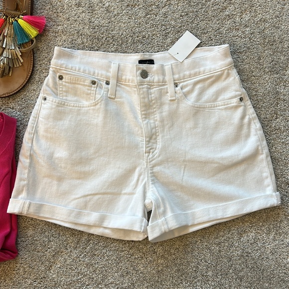 J. Crew Classic Denim Short in Optic White - Picture 2 of 8